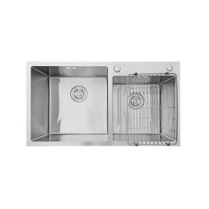 Chậu 2 hố lệch EM 7845 U